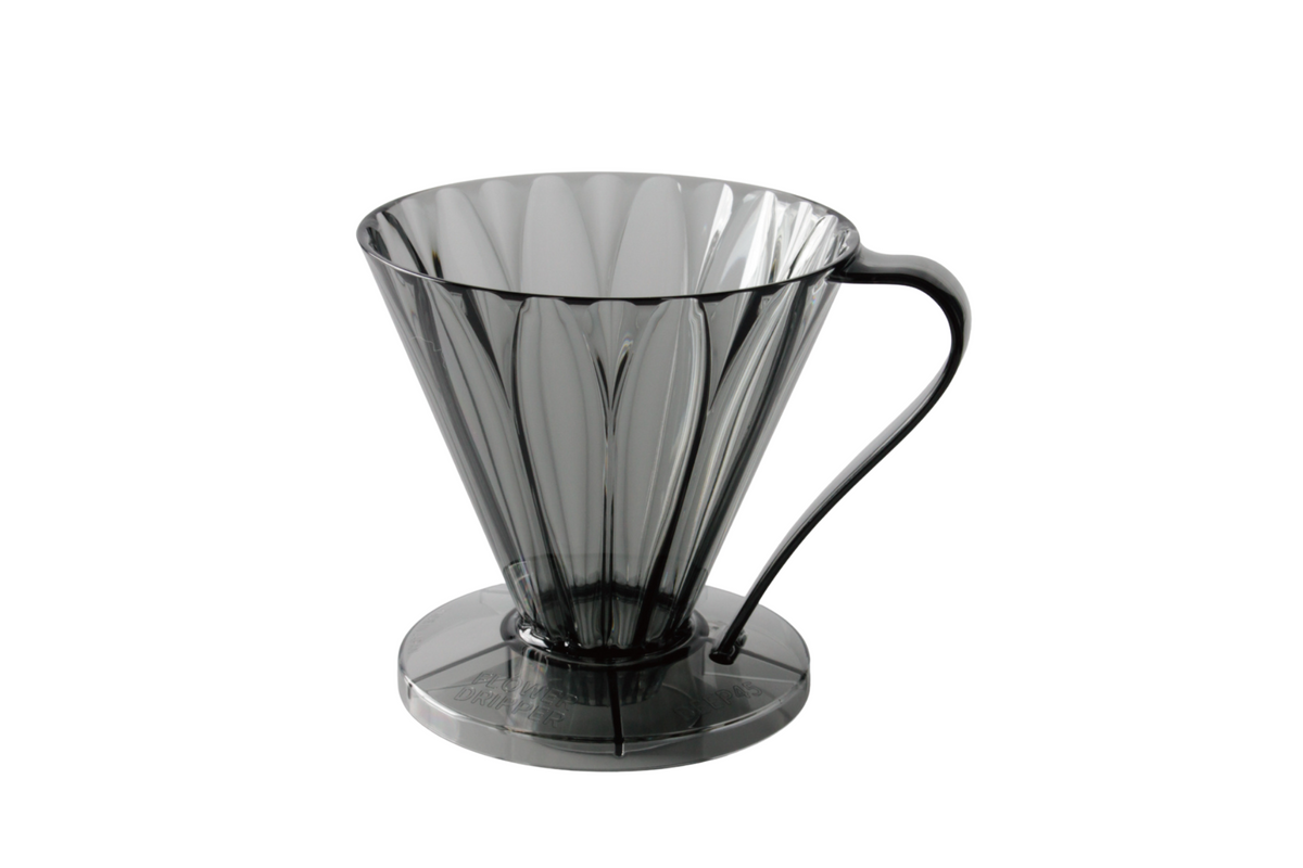 CAFEC FLOWER DRIPPER DEEP 45 (Clear) | 3-7 Cups Deep 45 | FDD-45CB