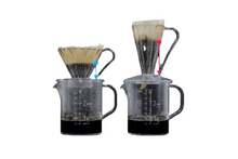 Load image into Gallery viewer, CAFEC GIFT SET | Pour-Over Flower Dripper DEEP 27 | FDD-27CDG + 2 packs of AFD27-100W