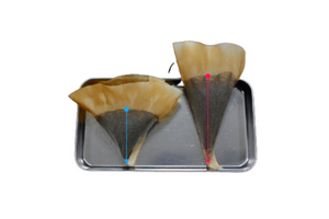 CAFEC Abaca+ Deep 27 Coffee Filter (white) | DEEP 27 | AFD27-100W