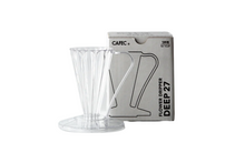 Load image into Gallery viewer, 2023 FALL COLLECTION | CAFEC Abaca+ Deep 27 Coffee Filter (white) | DEEP 27 | AFD27-100W