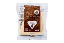Load image into Gallery viewer, CAFEC Abaca Cup 4 Cone Paper Filter | V60 02 | AC4-100B