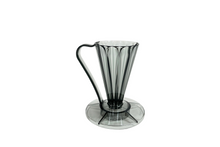 Load image into Gallery viewer, CAFEC Pour-Over Flower Dripper DEEP 27 Black | FDD-27CB
