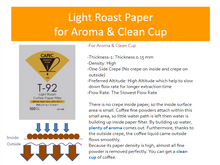 Load image into Gallery viewer, CAFEC Cup 4 Medium Roast Paper Filter| V60 02 | MC4-100W