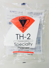 Load image into Gallery viewer, CAFEC TH-2 | CUP 1 DARK ROAST PAPER FILTER | V60 01 | TH21-100