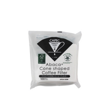 Load image into Gallery viewer, CAFEC Abaca + Cup 4 Cone Paper Filter | V60 02 | APC4-100W pour over coffee