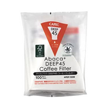 Load image into Gallery viewer, CAFEC Abaca+ Deep 45 Arita Ware Paper Filter | APDF-100W