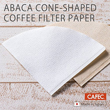 Load image into Gallery viewer, CAFEC Abaca Cup 1 Cone Paper Filter | V60 01 | AC1-100B
