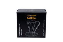 Load image into Gallery viewer, 2026 FALL COLLECTION | CAFEC Pour-Over Flower Dripper DEEP 27 | 10TH ANNIVERSARY EDITION | FDD-27OR
