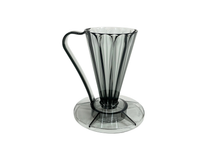 Load image into Gallery viewer, 2023 FALL COLLECTION | CAFEC Pour-Over Flower Dripper DEEP 27 Black | FDD-27CB
