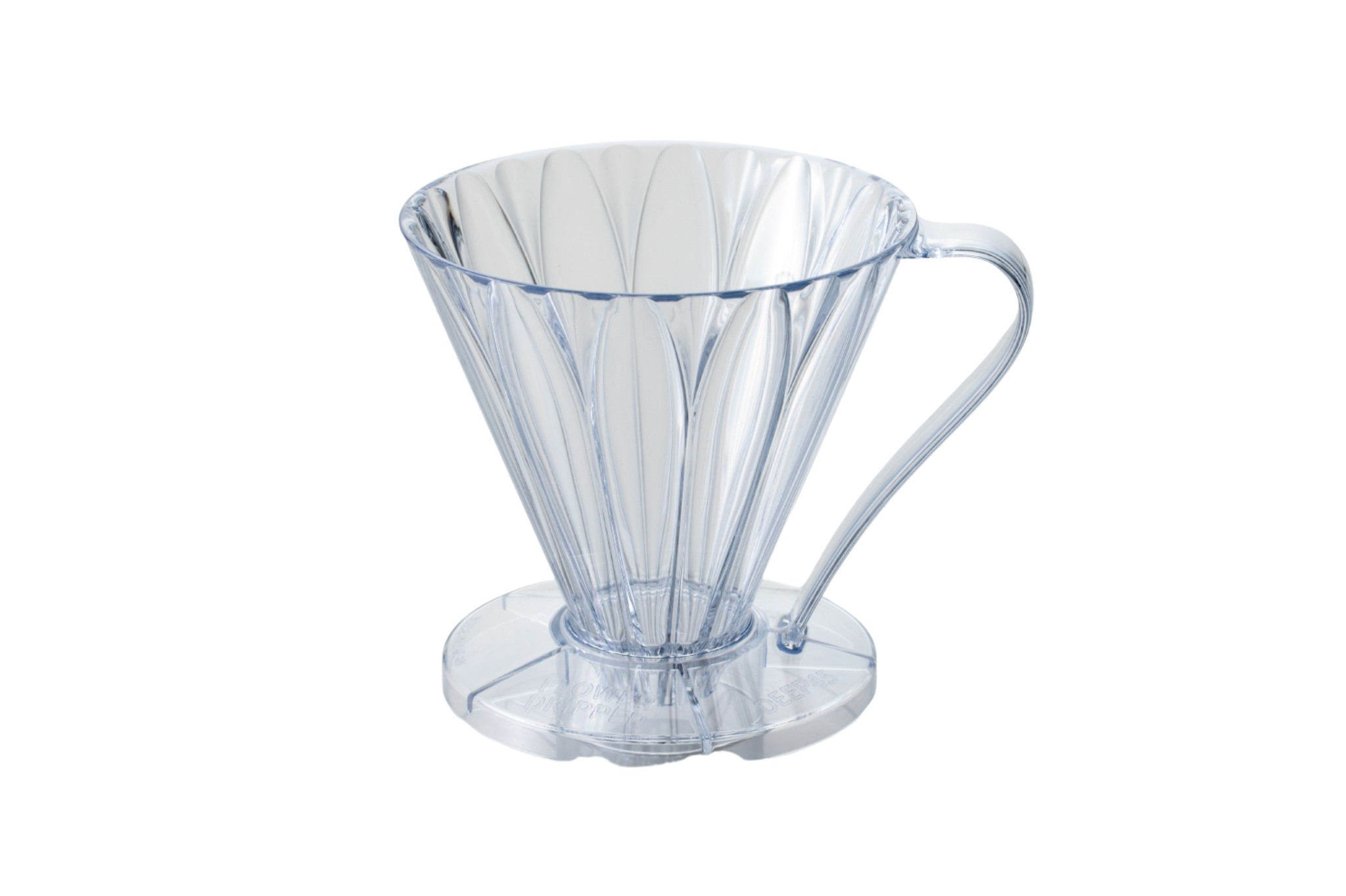 THEDRIPPER BOX DAMNGOOD!! × NATURE TONES CAFEC FLOWER DRIPPER DEEP 45 (Clear) | 3-7 Cups Deep 45