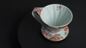 CAFEC Flower Dripper | Limited-edition Imari-ware dripper | CUP 4 | CFD-4SPECIAL