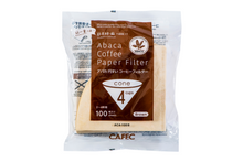 Load image into Gallery viewer, CAFEC Abaca Cup 4 Cone Paper Filter | V60 02 | AC4-100B
