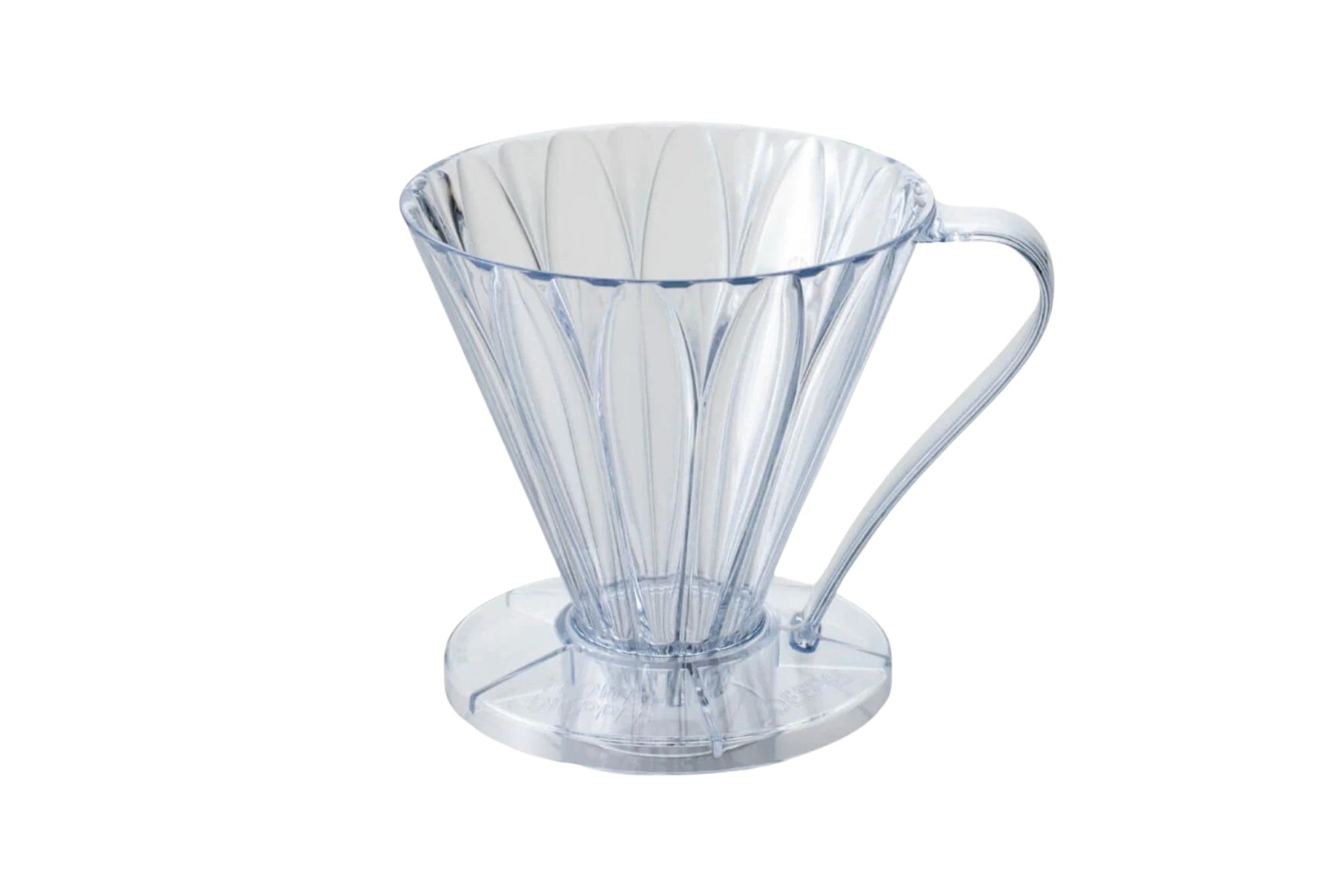 CAFEC FLOWER DRIPPER DEEP 45 (Clear) | 3-7 Cups Deep 45 | FDD-45
