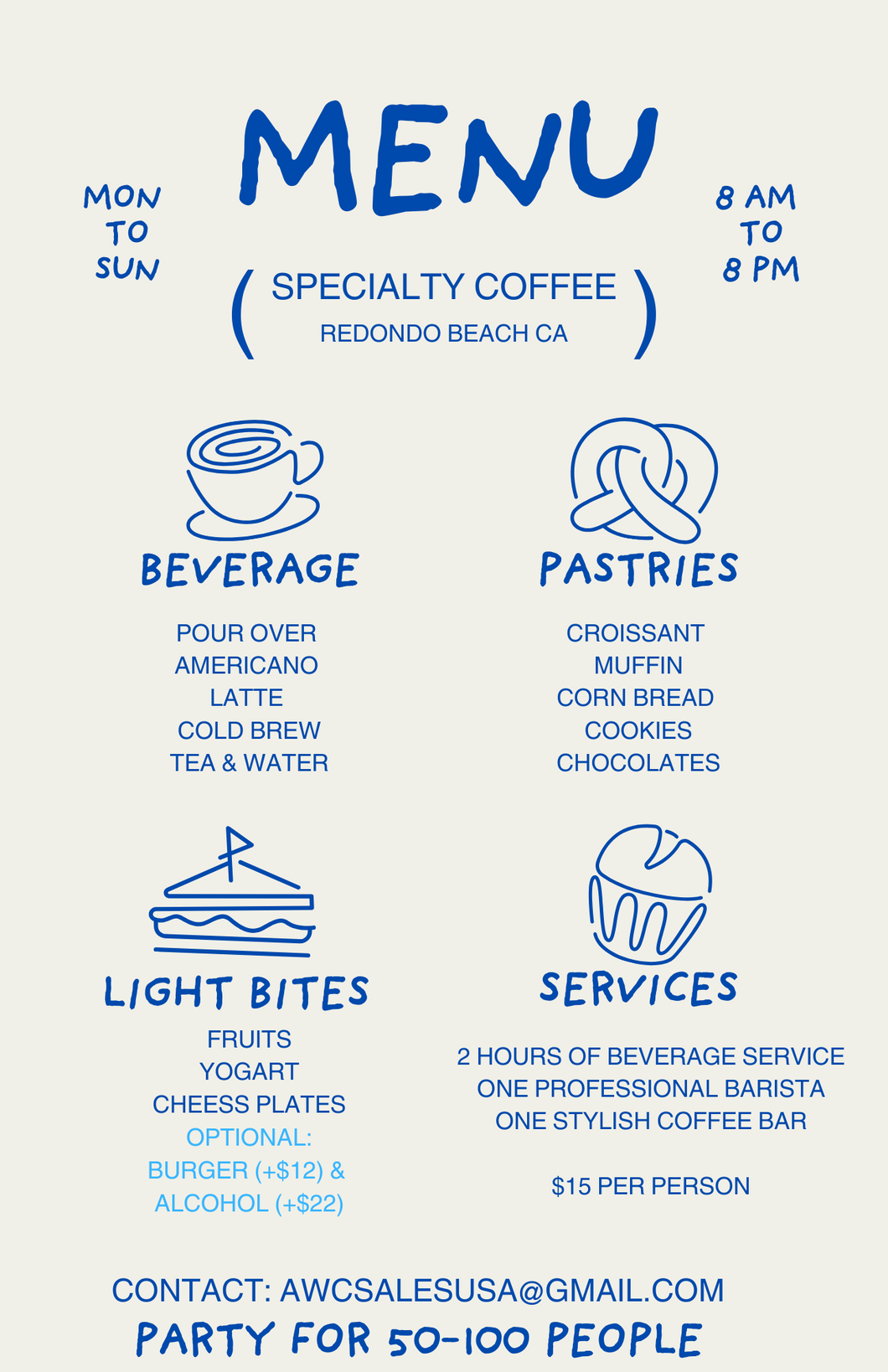 Specialty Coffee & Breakfast Catering Services