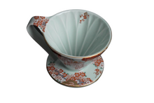 Load image into Gallery viewer, CAFEC Flower Dripper | Limited-edition Imari-ware dripper | CUP 4 | CFD-4SPECIAL
