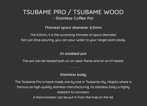 CAFEC Stainless Kettle | 750ml | Tsubame Pro