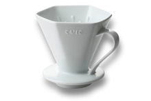 Load image into Gallery viewer, CAFEC Pro | Deep Dripper PRO | 3-7 Cups Deep 45 Arita Ware Brewer and filters | DA-45W and DDF-100W
