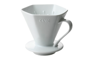 CAFEC Pro | Deep Dripper PRO | 3-7 Cups Deep 45 Arita Ware Brewer and filters | DA-45W and APDF-100W